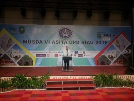 Plt. Gubri Himbau ASITA Untuk Bantu Tingkatkan Sektor Pariwisata