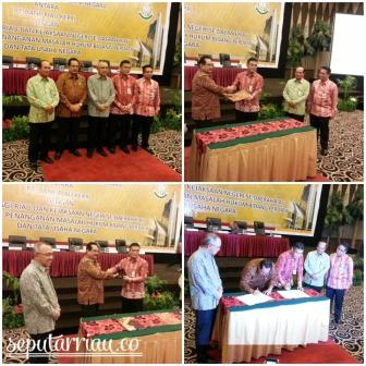 Plt Gubri Apresiasi Kerajasama Bank Riau Kepri Bersama Kejati dan Kejari Riau