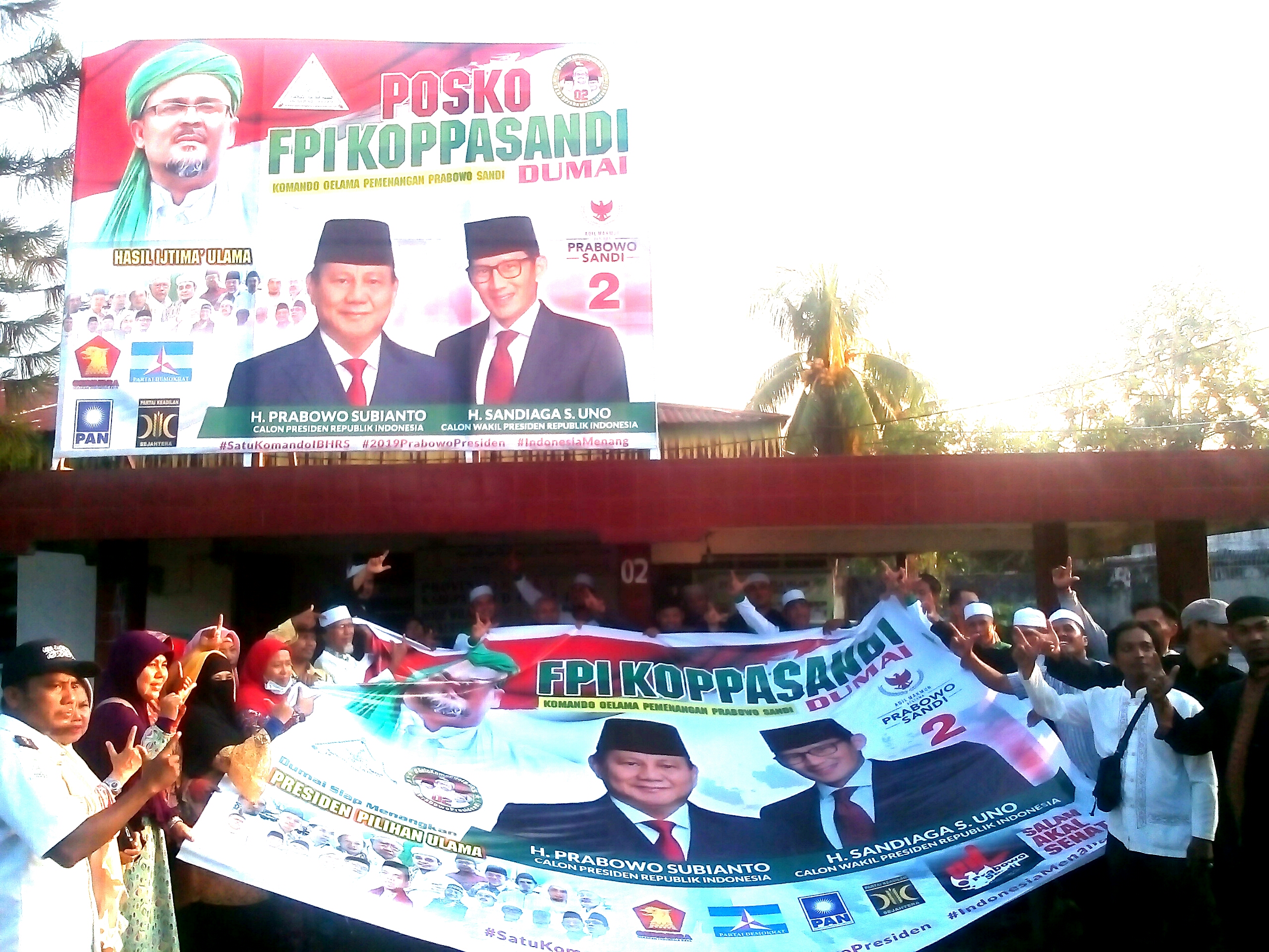 Relawan Koppasandi Dumai Gelar Deklarasi 
