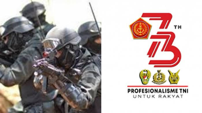 Upacara HUT TNI di Bengkalis Khidmat