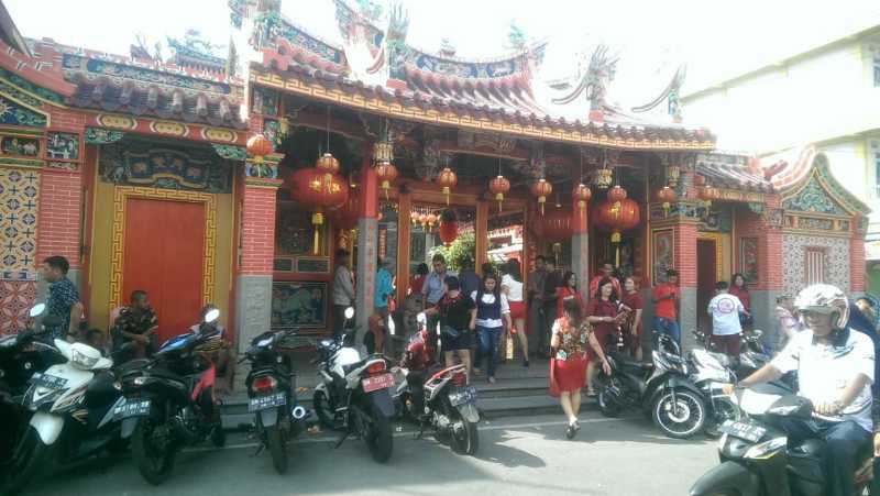 Imlek Meranti 2019 Ramai di Kota Sagu