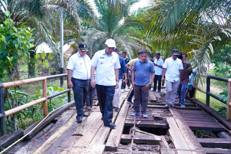 Kunker Ke Desa di Kecamatan Kampar Kiri dan Kampar Kiri Hulu, Kamsol : Infrastruktur Menjadi Perhati