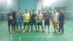 Polresta Pekanbaru Gelar Main Badminton Bareng Wartawan