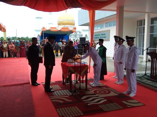 Lantik Camat, 3 Penghulu dan Resmikan Puskesmas Sinaboi, Ini Pesan Bupati Suyatno