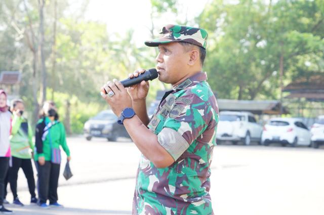 Danramil 03/Mandau Beri Pengarahan Kepada Upika dan Masyarakat Sebelum Goro Massal