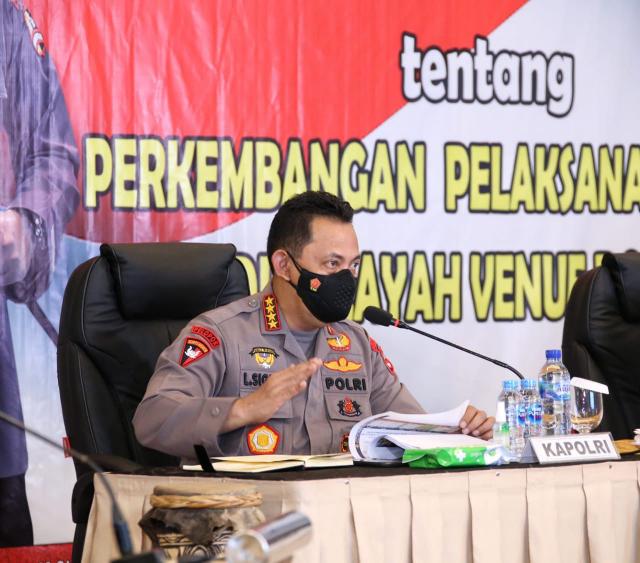 Amankan PON XX Papua, Kapolri: Antisipasi Gangguan Kamtibmas Hingga Penguatan Prokes