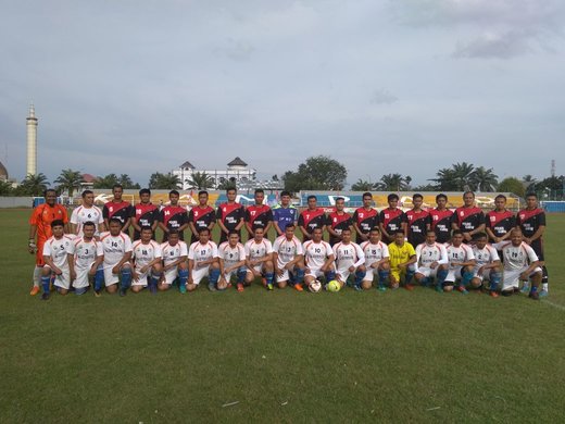 Laga Persahabatan Antar Polres, Polresta Pekanbaru FC Unggul 2:1