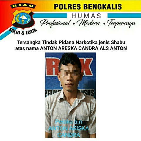 Seorang Pemuda Kurir Sabu Diamankan Team Opsnal Polres Bengkalis