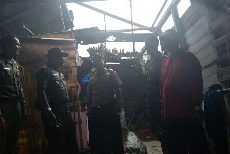 Angin Puting Beliung Ngamuk di Desa Sungai Undan Inhil