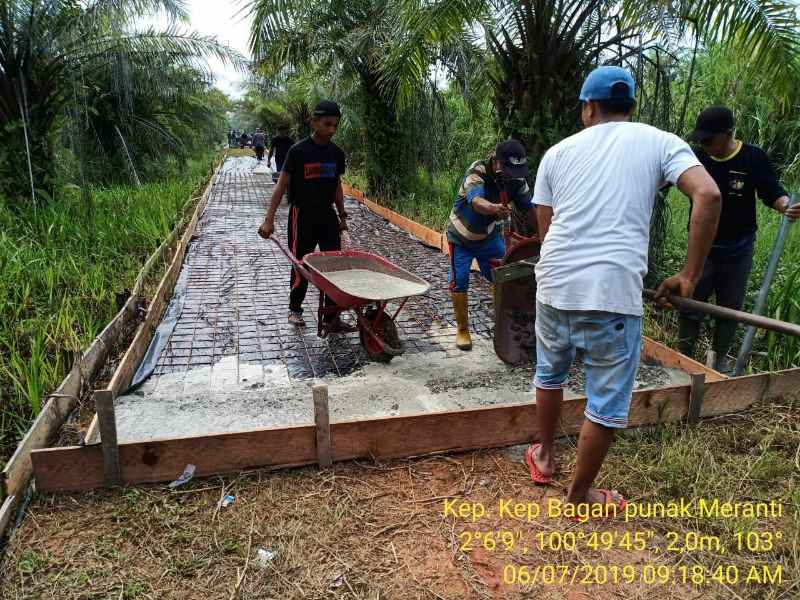 Pra TMMD ke 105 Kodim 0321 Rohil, Berikut Kegiatan Fisik Yang Sudah Dibangun