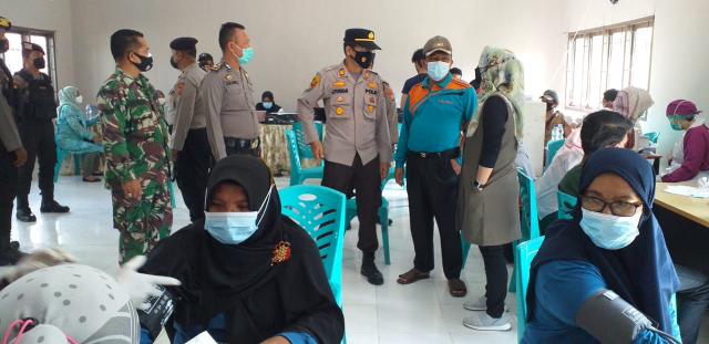 Gerai Persisi Bhakti Bhayangkara,Desa Simpang Padang Gelar 600 Vaksin Tahap Pertama