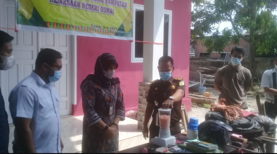 Kejari Dumai Lakukan Pemusnahan Barang Bukti