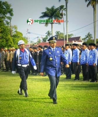 Plt Bupati Siak Pimpin HUT Damkar dan Siaga Karhutla
