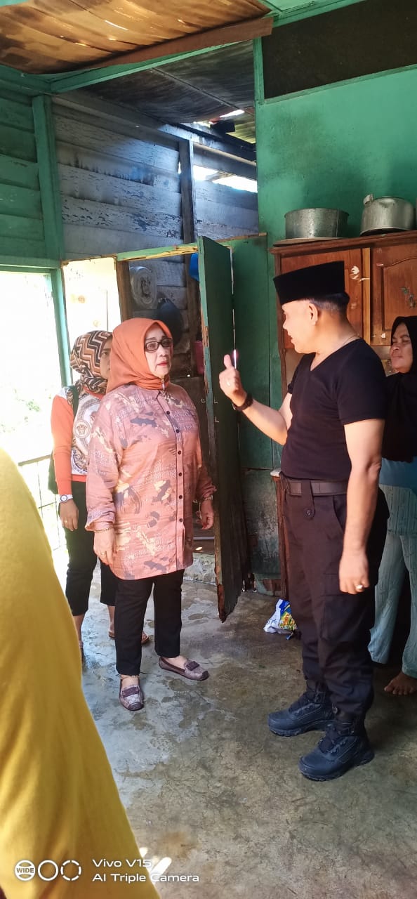 Korban Angin Puting Beliung di Temui Wabub Labuhanbatu