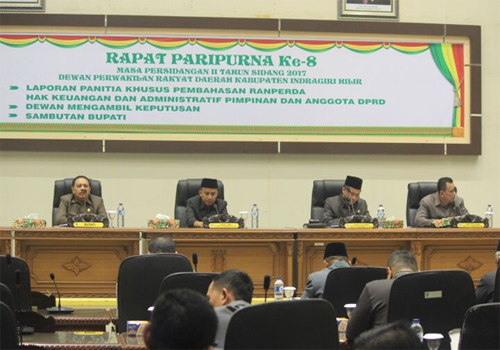 Dihadiri Asisten I Setda Inhil, Dani M Nursalam Pimpin Rapat Paripurna Ke-7 Massa Persidangan II Tah