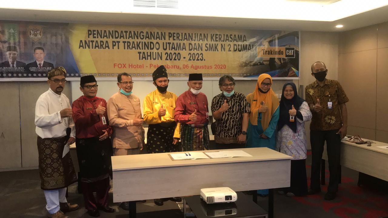 SMKN 2 Dumai perbaharui perjanjian dengan PT Trakindo Utama