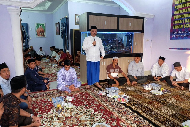 Sekda Inhil Ajak Pengurus HNSI dan IKA UR Buka Puasa Bersama