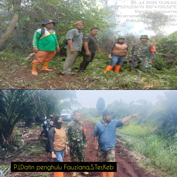 PJ Penghulu Balam Sempurna Respon cepat informasi kebakaran Lahan