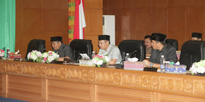 Paripurna DPRD Siak, Bahas Pengajuan Tujuh Ranperda