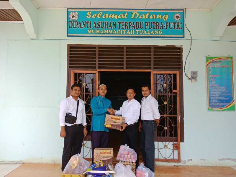 Kasat Narkoba Polres Siak, Kunjungi Panti Asuhan Muhammadiyah di Tualang Perawang