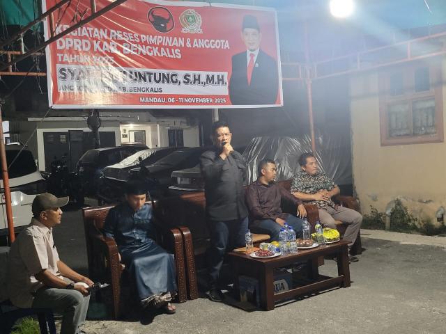 Kembali Reses, Syafroni Untung, S.H., M.H Serap Aspirasi Terkait BPJS Masyarakat Jl Pantau