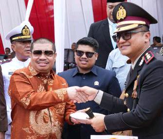 Wakil Ketua DPRD Bengkalis Hadiri Upacara Hari Bhayangkara ke-79 di Kecamatan Mandau