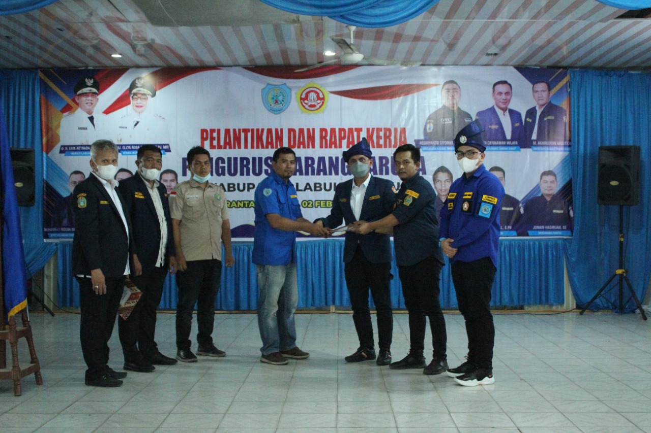 Bupati Labuhanbatu Melantik Pengurus Karang Taruna Labuhanbatu Periode 2022-2026