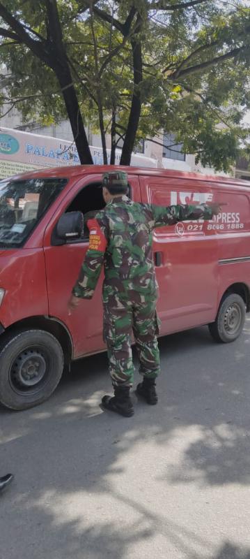 TNI Koramil 03 Cek Posko PPKM Balik Alam Sesuai Protkes C-19 Dengan Mengutamakan 3 M