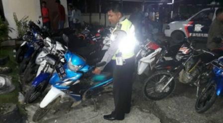 45 Sepeda Motor dan Remaja Diamankan Polisi