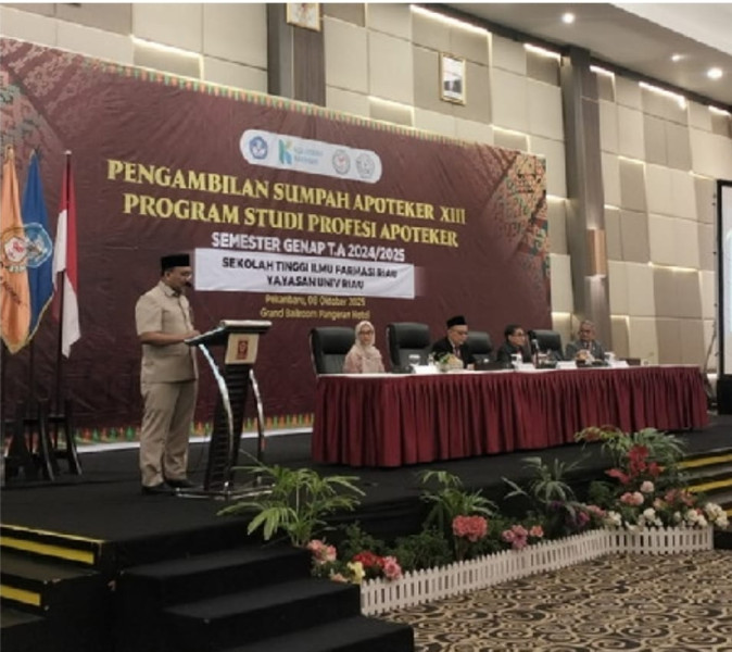 Kepala LLDIKTI Wilayah XVII : Tenaga Apoteker di Riau masih kekurangan