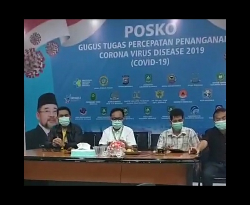 Gelar Jumpa Pers,Kadiskes Bengkalis Minta Masyarakat Jangan Panik