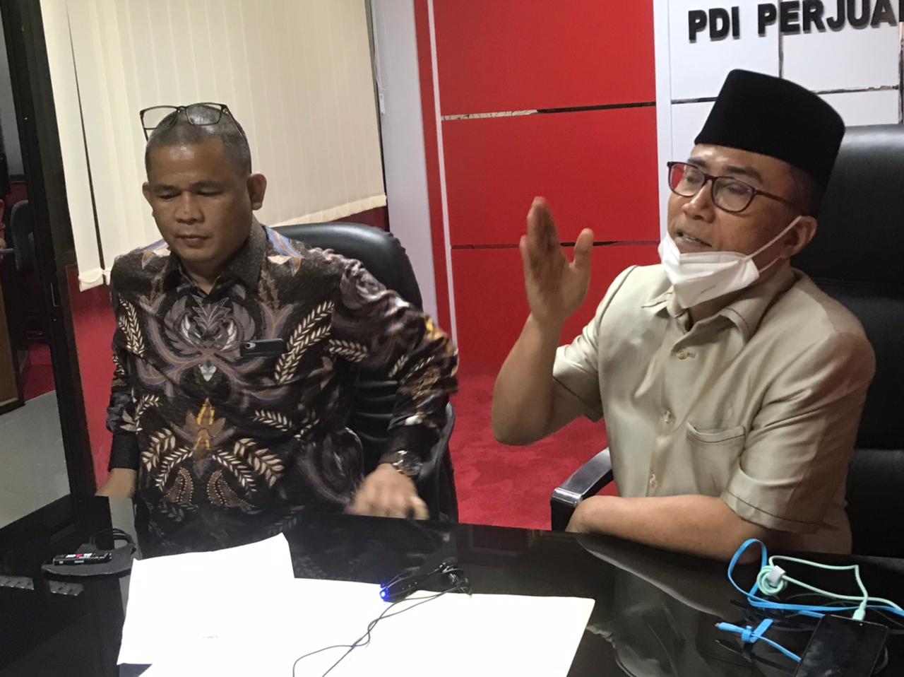 Gelar Konferensi Pers di Ruang Fraksi PDI-P, Sugeng Pranoto Menyeret Partai Demi Kasus Pribadi