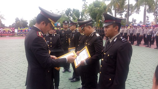 Peringatan HUT Hari Bhayangkara KE - 72 TH 2018 Polres Siak Berlangsung Sukses