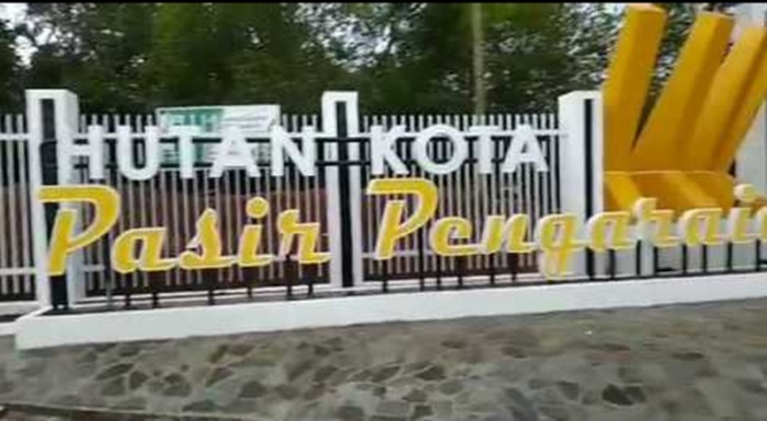 Hutan Kota Pasirpengaraian Dijadikan Tempat Rekreasi Masyarakat
