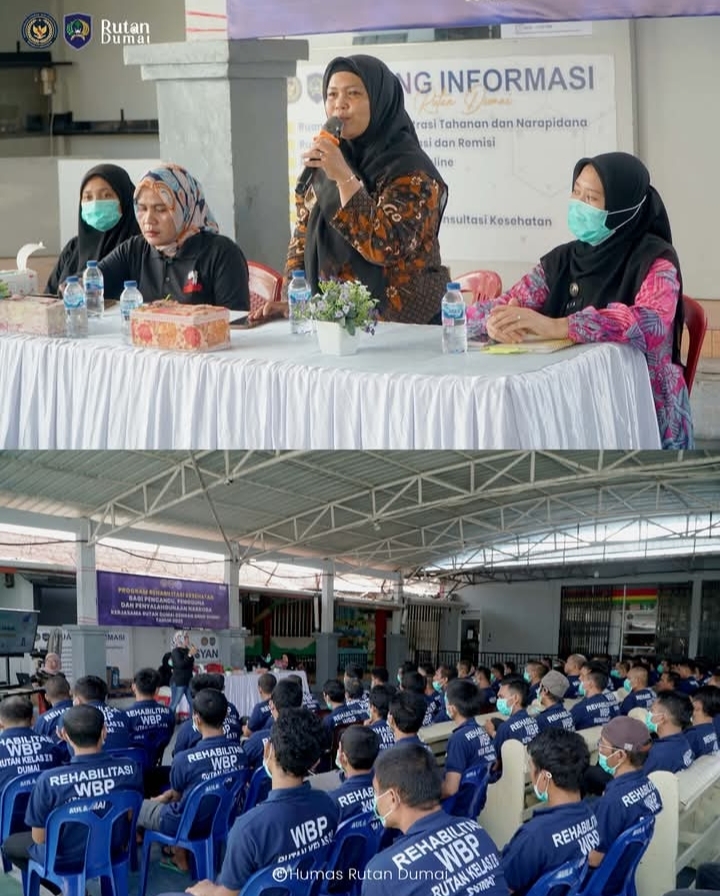 Tingkatkan Kesadaran Anti Narkoba, Rutan Dumai dan BNNK Dumai Gelar Penyuluhan