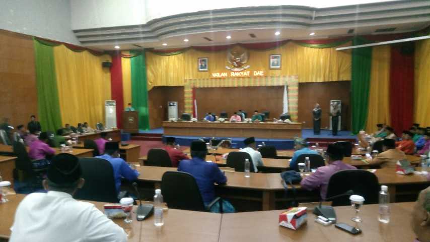 Ketua DPRD Siak Indra Gunawan SE Pimpin langsung Sidang Paripurna