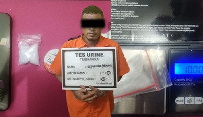 Polisi Bengkalis Lagi-lagi Tangkap Pelaku Diduga Kuasai Narkotika Jenis Sabu di Desa Palkun