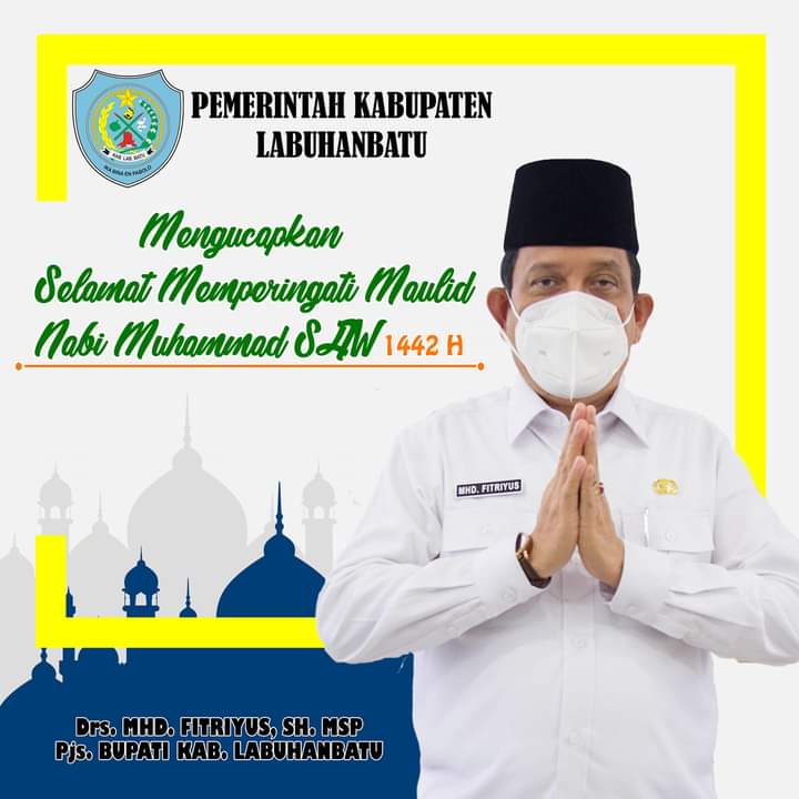 Peringati Maulid Nabi Muhammad SAW, Pjs.Bupati Labuhanbatu: 