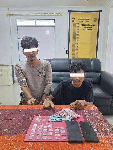 Dua Pelaku Diamankan Polisi Mandau Serta Sita 30 Paket Siap Edar