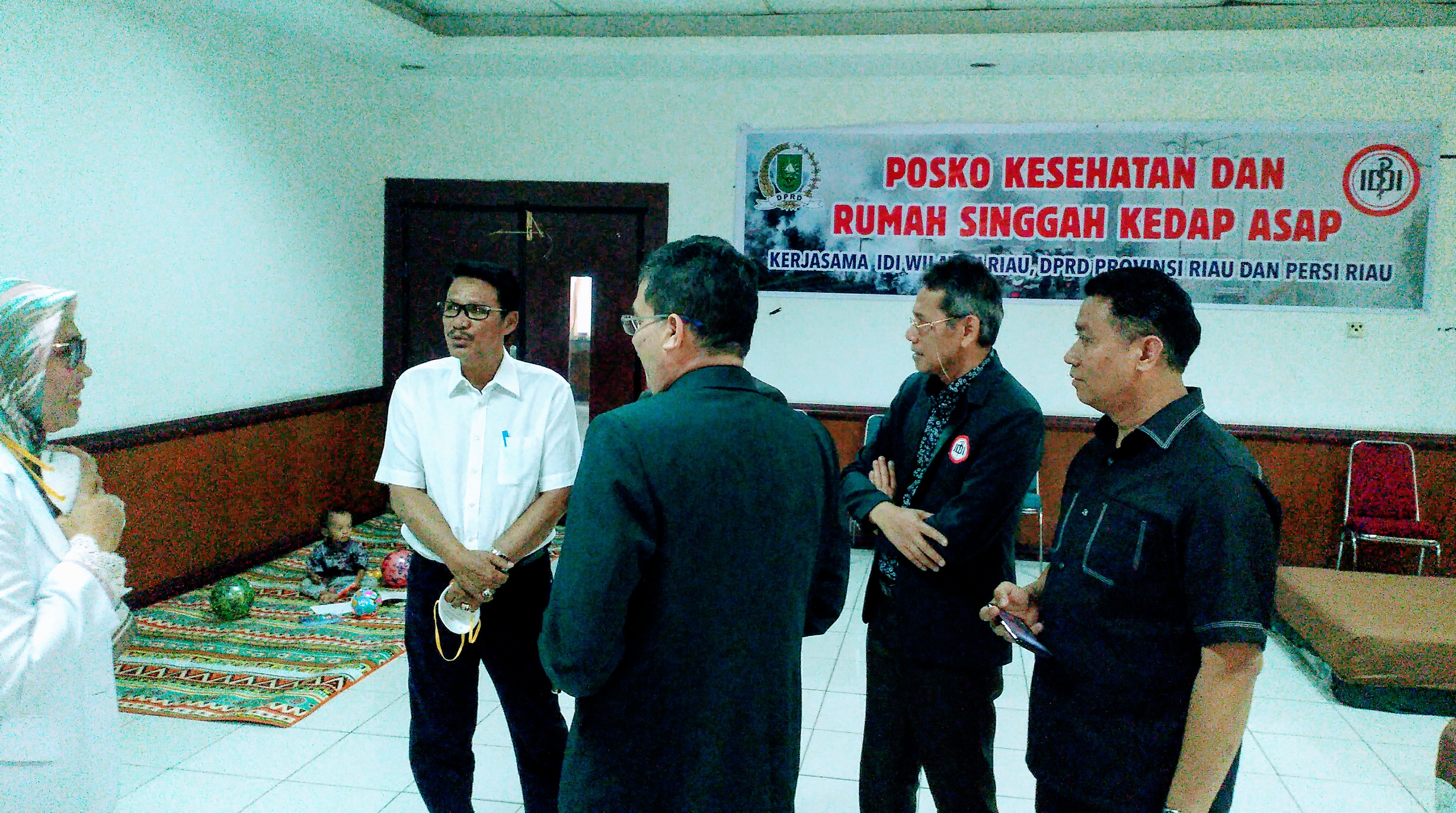 Rumah singgah Kedap Asap dan Posko Kesehatan DPRD Riau Siap Melayani Rakyat