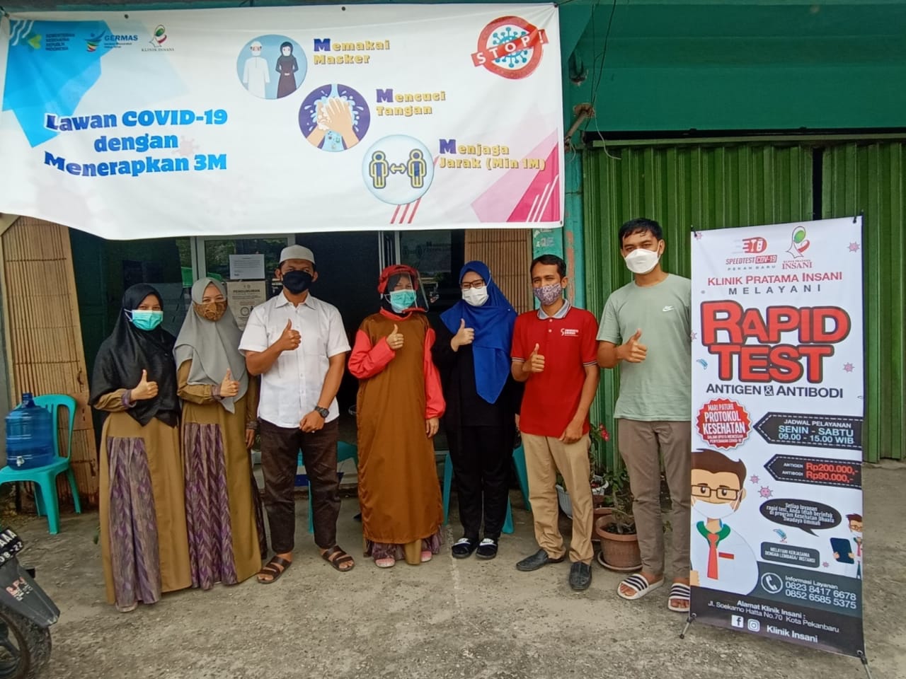 Klinik Pratama Insani Lounching Layanan Rapid Antigen dan Anti Bodi