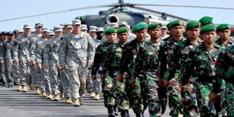 Pasukan Khusus Amerika Latihan Bersama Paskhas 462 TNI-AU