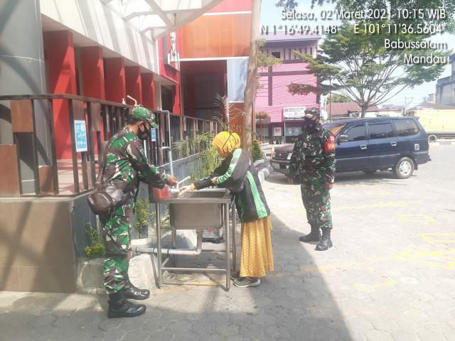Serka Agus Liadi Himbau Warga Patuh 3 M Saat Berkunjung di Mall City Mandau