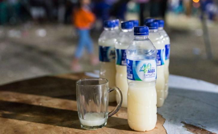 4.000 Liter Tuak Dimusnahkan Polres Inhil
