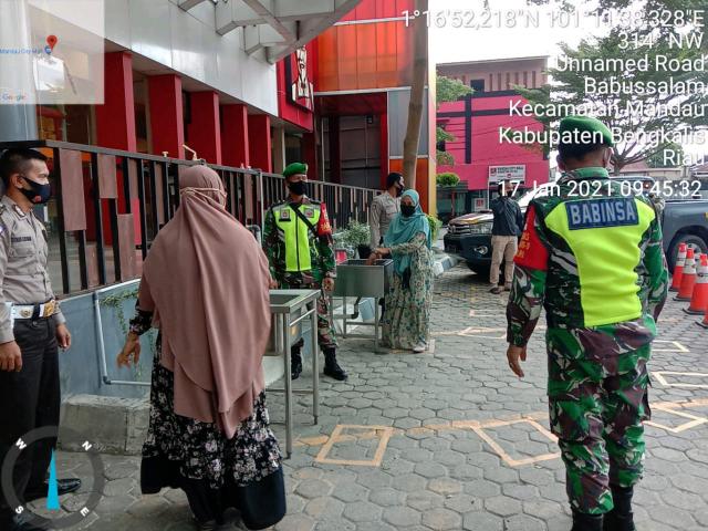Serda Handoko Laksanakan Operasi Yustisi, Guna Tingkatkan Protkes Terhadap Pengunjung Mall City