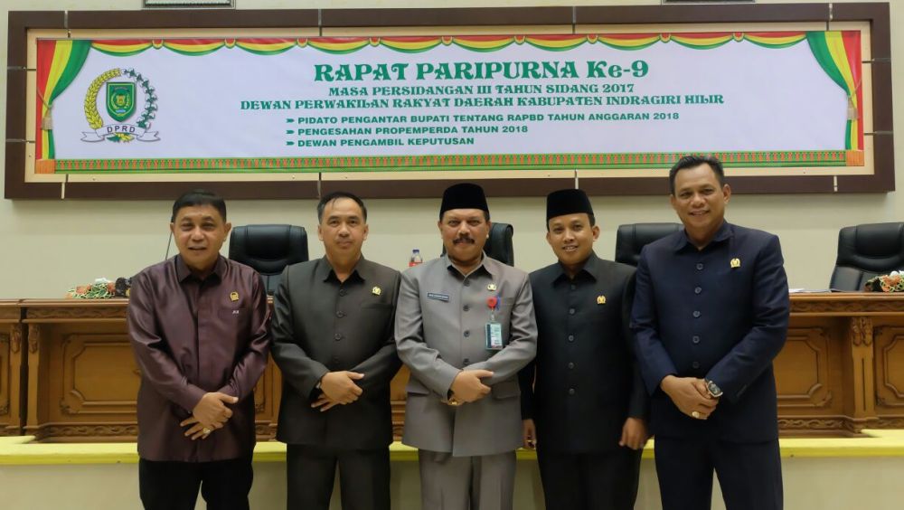 Lima dari Enam Ranperda Disetujui Jadi Perda Oleh DPRD Inhil, Apa Saja?