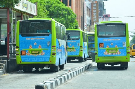 15 Bus Hibah Dari Malang, Baru Tiba Di Pekanbaru