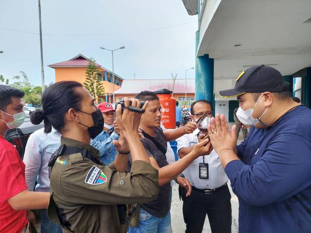 PUPR Bengkalis Laksanakan Turnamen Bola Voly Rangka HUT Tata Ruang Nasional 2021