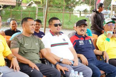 Danramil Kapten Arh Jemirianto Ikut Mensukseskan Turnamen Bola Voli Bermasa Cup I Tingkat Kecamatan