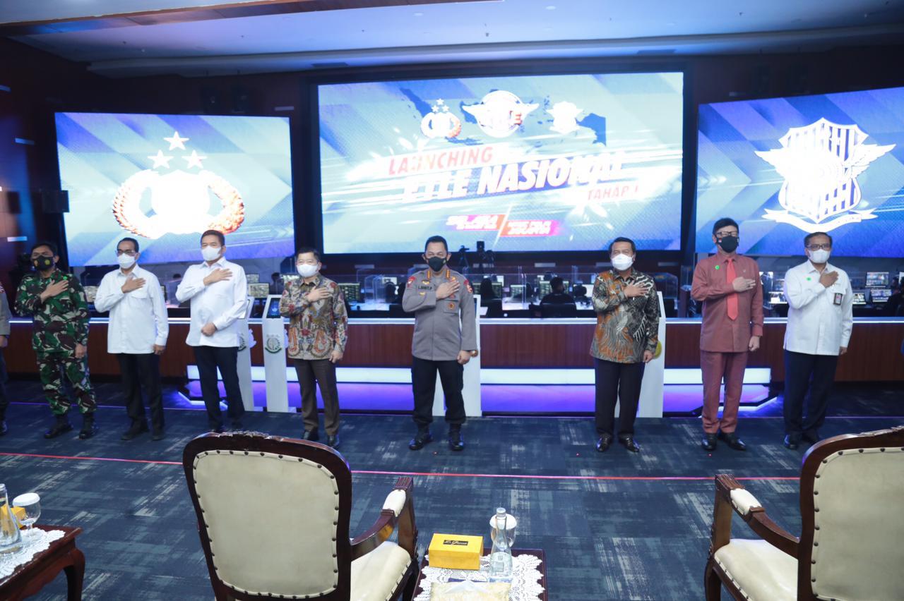 Kapolri Resmi Launching Etle Nasional Tahap 1, 12 Polda Terapkan Tilang Elektronik